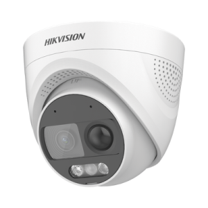turret turbohd 2 megapixeles (1080p) / imagen a color 24/7 / lente 2.8 mm / luz blanca 20 mts / exterior ip67 / wdr 130db / sensor pir / sirena integrada / estrobo rojo azul / micrófono integrado