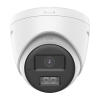 [audio bidireccional + dual light + colorvu] turret turbohd 4k (8 megapixel) / lente 2.8 mm / 40 mts ir exir + 40 mts luz blanca / micrófono y bocina integrado / exterior ip67 / dwdr