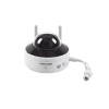 domo ip 2 megapixel / lente 2.8 mm / 30 mts ir / exterior ip66 / wi fi / wdr 120 db / h.265+ / micrófono y bocina interconstruido / microsd