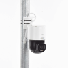 domo pt ip 4 megapixel / lente 4 mm / luz blanca 30 mts / dwdr / poe / ip66 / micrófono y bocina interconstruido / micro sd / incluye montaje de pared y techo