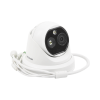 turret ip dual / térmica 1.8 mm (160 x 120) / Óptico 2 mm (4 megapixel) / detección de personas 53 mts / 15 mts ir / exterior ip67 / poe / termométrica / detección de temperatura / sirena y luz / micro sd 32 gb incluida
