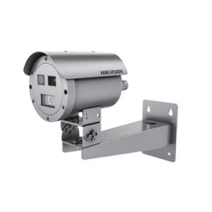 bala ip térmica dual / termico 7 mm (256 x 192) + Óptico 4 mm (4 mp) / termométrica / detección de temperatura / ip68 / 30 mts ir / antiexplosión / anticorrosión