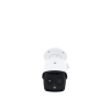 bala ip dual / térmica 6.9 mm (256 x 192) / Óptico 6.4 mm (4 megapixel) / 30 mts ir / exterior ip67 / poe / termométrica / detección de temperatura / sirena y luz intermitente integrada / micro sd