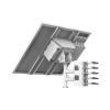 kit solar de alimentación / panel solar / batería de respaldo de litio 360 wh / 2 salidas de 12 vcd / accesorios de instalación / uso en exterior ip66