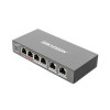 switch poe+ / no administrable / 3 puertos 10/100 mbps 802.3 af/at (30 w) + 1 puerto 10/100 mbps hi poe (60 w) / 2 puertos 10/100 mbps uplink / modo extendido hasta 300 metros / 60 w