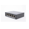 switch gigabit poe+ / no administrable / 4 puertos 1000 mbps poe+ / 1 puerto 1000 mbps uplink / 35 watts