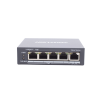 switch gigabit poe+ / no administrable / 4 puertos 1000 mbps poe+ / 1 puerto 1000 mbps uplink / 35 watts
