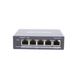 switch gigabit poe+ / no administrable / 4 puertos 1000 mbps poe+ / 1 puerto 1000 mbps uplink / 35 watts
