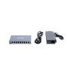 switch poe+ / monitoreable / 8 puertos 10/100 mbps poe+ / 1 puerto 1000 mbps de uplink / configuración nube hik partnerpro / modo extendido hasta 300 metros / 110 w