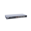 switch poe+ / monitoreable / 24 puertos 100 mbps poe+ / 2 puertos 1000 mbps + 2 puertos sfp de uplink (combo) / configuración nube hik partner pro / modo extendido hasta 300 metros / 370 watts