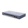 switch gigabit poe+ / administrable / 8 puertos gigabit poe+ / 2 puertos sfp / configuración nube hik partner pro / modo extendido hasta 300 metros / 110 w