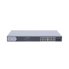 switch gigabit poe+ / administrable / 16 puertos 1000 mbps poe+ / 2 puertos sfp / configuración nube desde hik parnerpro / poe hasta 300 metros / 225 watts