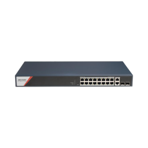 switch gigabit poe+ / administrable / 16 puertos 1000 mbps poe+ (4 puertos poe++ 90 w) / 2 puertos 1000 mbps de uplink / 2 puertos sfp / configuración nube hik partnerpro / modo extendido hasta 300 metros / 230 w