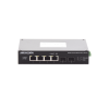switch industrial no administrable gigabit / 3 puertos gigabit poe+ (30 w) + 1 puerto gigabit poe++ (60 w) / 2 puertos sfp / 65 w total / 48 a 57 vcd / ideal para proyectos / 300 metros de distancia