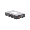 switch industrial no administrable gigabit / 3 puertos gigabit poe+ (30 w) + 1 puerto gigabit poe++ (60 w) / 2 puertos sfp / 65 w total / 48 a 57 vcd / ideal para proyectos / 300 metros de distancia