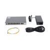 router gigabit poe+ / ideal para access point (ap) / 8 puertos gigabit poe+ / 2 puertos wan / hasta 200 clientes