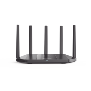 router inalámbrico / wifi 6 / hasta 3000 mbps / mesh / doble banda ac (2.4 ghz y 5 ghz) / 4 puertos 1000 mbps / 5 antenas omnidireccional / interior / beamforming optimizado / administración gratuita desde la nube