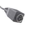 cable con 5 vías para alimentar 4 cámaras turbohd y dvr turbohd epcom / hikvision
