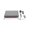 [audio bidireccional] dvr 4 canales turbohd + 1 canal ip / 2 megapixel (1080p) lite / acusense lite (evita falsas alarmas) / audio por coaxitron / 1 bahia de disco duro / h.265+ / salida de vídeo full hd