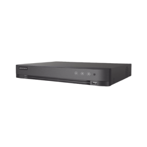[audio bidireccional] dvr 4 canales turbohd + 1 canal ip / 2 megapixel (1080p) lite / acusense lite (evita falsas alarmas) / audio por coaxitron / 1 bahia de disco duro / h.265+ / salida de vídeo full hd