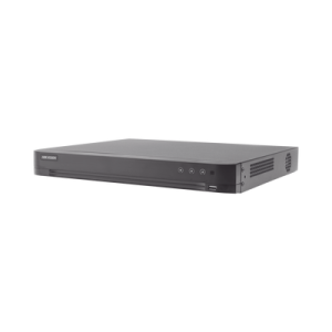 dvr 8 megapixel / 16 canales 4k turbohd + 16 canales ip / 2 bahías de disco duro / 4 canales de audio / 16 entradas de alarma