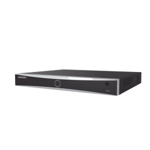 [acusearch] nvr 32 megapixel (8k) / 16 canales ip / 16 puertos poe+ / acusense / reconocimiento facial / pos / 2 bahías de disco duro / hdmi en 4k / alarmas i/o