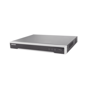 nvr 8 megapixel (4k) / 32 canales / 16 puertos poe+ / soporta cámaras con acusense / hik connect / 2 bahías de disco duro / swtich poe 300 mts / hdmi en 4k