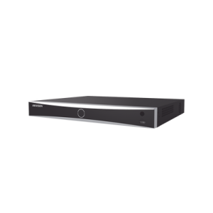nvr 12 megapixel (4k) / 32 canales ip / 16 puertos poe+ / recocimiento facial / acusense (evita falsas alarmas) / 2 bahías de disco duro / hdmi en 4k / alarmas i/o / 300 metros poe modo extendido