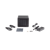 servidor nas de escritorio con 4 bahías / expandible a 9 bahías / hasta 144 tb