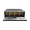 nvr 12 megapixel (4k) / 32 canales ip / soporta cámaras acusense / 16 bahías de disco duro / 2 tarjetas de red / soporta raid con hot swap / hdmi en 4k / soporta pos