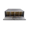 nvr 12 megapixel (4k) / 64 canales ip / soporta cámaras con acusense / 16 bahías de disco duro / 2 tarjetas de red / soporta raid con hot swap / hdmi en 4k / soporta pos