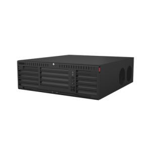 [doble poder de decodificación] nvr 32 megapixel (8k) / 64 canales ip / acusense / anpr / conteo de personas / heat map / 16 bahías de disco duro / soporta raid con hot swap / 2 hdmi en 8k / soporta pos / alarmas i/o / smart search