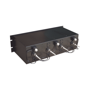 duplexer pasa banda/rechazo de banda, uhf de 370 410 mhz, para montaje en rack de 19 in, 50 ohm, 4 cavidades, 150 watt, n hembra.