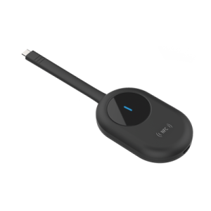 dongle (adaptador) de proyección inalambrica para pantallas interactivas hikvision serie ds d5cxxrb/b / compatible con windows y mac / conector tipo c (incluye adaptador usb a usb c)
