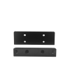 orejas para ensamble en rack / compatible con dvr`s epcom / hikvision / 2 unidades en rack