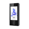 terminal facial min moe con lector de huellas y tarjetas prox em / 3000 rostros / 3000 huellas / pantalla 4.5" / administrable en la nube con hikconnect teams / exterior ip65 / poe / wifi / hik ia / sip estandar