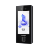 terminal facial min moe con lector de huellas y tarjetas mifare / 3000 rostros / 3000 huellas / pantalla 4.5" / administrable en la nube con hik connect teams / exterior ip65 / poe / wifi / hik ia / sip estandar