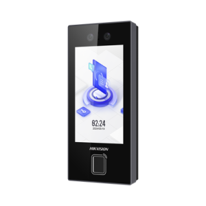 terminal facial min moe con lector de huellas y tarjetas mifare / 3000 rostros / 3000 huellas / pantalla 4.5" / administrable en la nube con hik connect teams / exterior ip65 / poe / wifi / hik ia / sip estandar