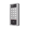 (poe / 2 relays) terminal de control de acceso / videoportero multiapartamento llamada a app / teclado / exterior antivandálico ip65 & ik09 / huella, tarjeta, código qr, pin o app hik connect / cámara 2 mp compatible con nvrs