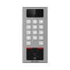 teclado con lector físico de qrs para exterior antivandálico ip65 & ik09 con función de videoportero multiapartamento / tarjeta, código qr, pin o app hikconnect / cámara 2 mp compatible con nvrs / soporta b