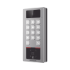 (poe / 2 relays) teclado con lector físico de qrs para exterior antivandálico ip65 & ik09 con función de videoportero multiapartamento / tarjeta, código qr, pin o app hikconnect / cámara 2 mp compatible con nvrs /