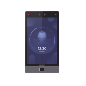 terminal facial min moe 8" touch con lector de huellas / delgada y estética / poe / 100,000 rostros / exterior ip65 / función de videoportero y lectura de códigos qr / lectura de tarjetas / hik ia