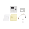 terminal de control de acceso y asistencia compatible con app hik connect (p2p) / lectura de huella y de tarjetas em / soporta hasta 1000 huellas / relevador para chapa / software ivms4200