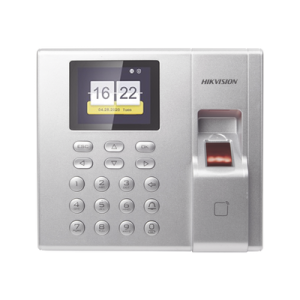 terminal de control de acceso y asistencia compatible con app hik connect (p2p) / lectura de huella y de tarjetas em / soporta hasta 1000 huellas / relevador para chapa / software ivms4200