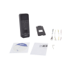 biométrico wifi de acceso y asistencia compatible con app hik connect (p2p) / soporta biometrico esclavo rs 485 / lectura de huella y tarjetas em / tcp/ip / 150,000 eventos / relevador para chapa y reportes de asistencia