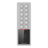 teclado exterior antivandálico ip65 & ik08 / administrable en la nube / alta y baja de passwords remotamente con horarios / acceso por pin o tarjeta mifare