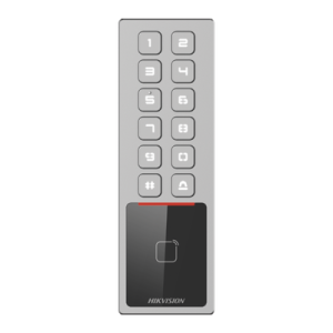 teclado exterior antivandálico ip65 & ik08 / administrable en la nube / alta y baja de passwords remotamente con horarios / acceso por pin o tarjeta mifare