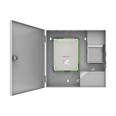 controlador de acceso 4 puertas administrable en la nube con hik connect teams / interfaz web / 8 lectores de huella o tarjeta / 100,000 tarjetas / 10,000 huellas / incluye gabinete y fuente de alimentación 12vcd 8 a / soporta batería de res controlador de acceso 4 puertas administrable en la nube con hik connect teams / interfaz web / 8 lectores de huella o tarjeta / 100,000 tarjetas / 10,000 huellas / incluye gabinete y fuente de alimentación 12vcd 8 a / soporta batería de res