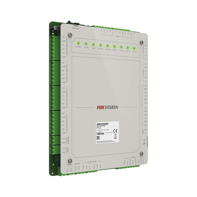 controlador de acceso 4 puertas administrable en la nube con hik connect teams / interfaz web / 8 lectores de huella o tarjeta / 100,000 tarjetas / 10,000 huellas / incluye gabinete y fuente de alimentación 12vcd 8 a / soporta batería de res controlador de acceso 4 puertas administrable en la nube con hik connect teams / interfaz web / 8 lectores de huella o tarjeta / 100,000 tarjetas / 10,000 huellas / incluye gabinete y fuente de alimentación 12vcd 8 a / soporta batería de res