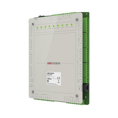 controlador de acceso 4 puertas administrable en la nube con hik connect teams / interfaz web / 8 lectores de huella o tarjeta / 100,000 tarjetas / 10,000 huellas / incluye gabinete y fuente de alimentación 12vcd 8 a / soporta batería de res controlador de acceso 4 puertas administrable en la nube con hik connect teams / interfaz web / 8 lectores de huella o tarjeta / 100,000 tarjetas / 10,000 huellas / incluye gabinete y fuente de alimentación 12vcd 8 a / soporta batería de res